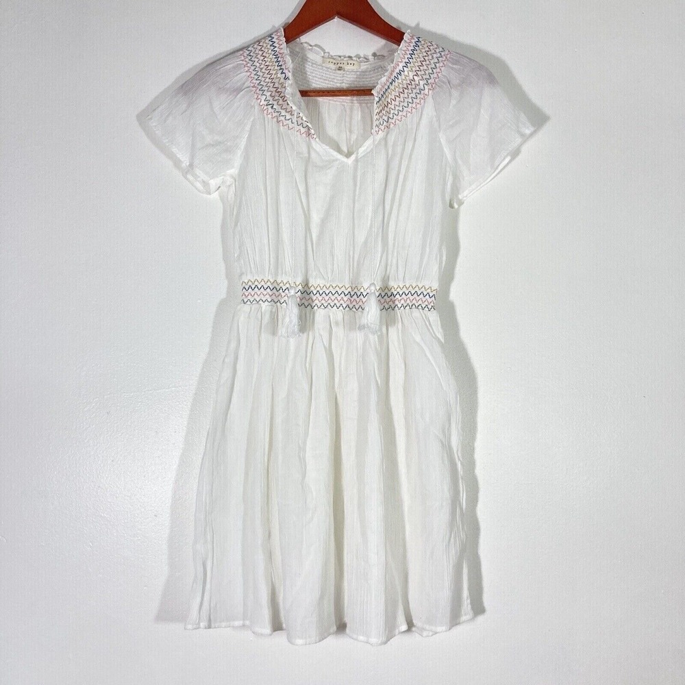 Copper Key White Dress Size XS‎ Short Sleeve Women's Casual Summer Outfit
